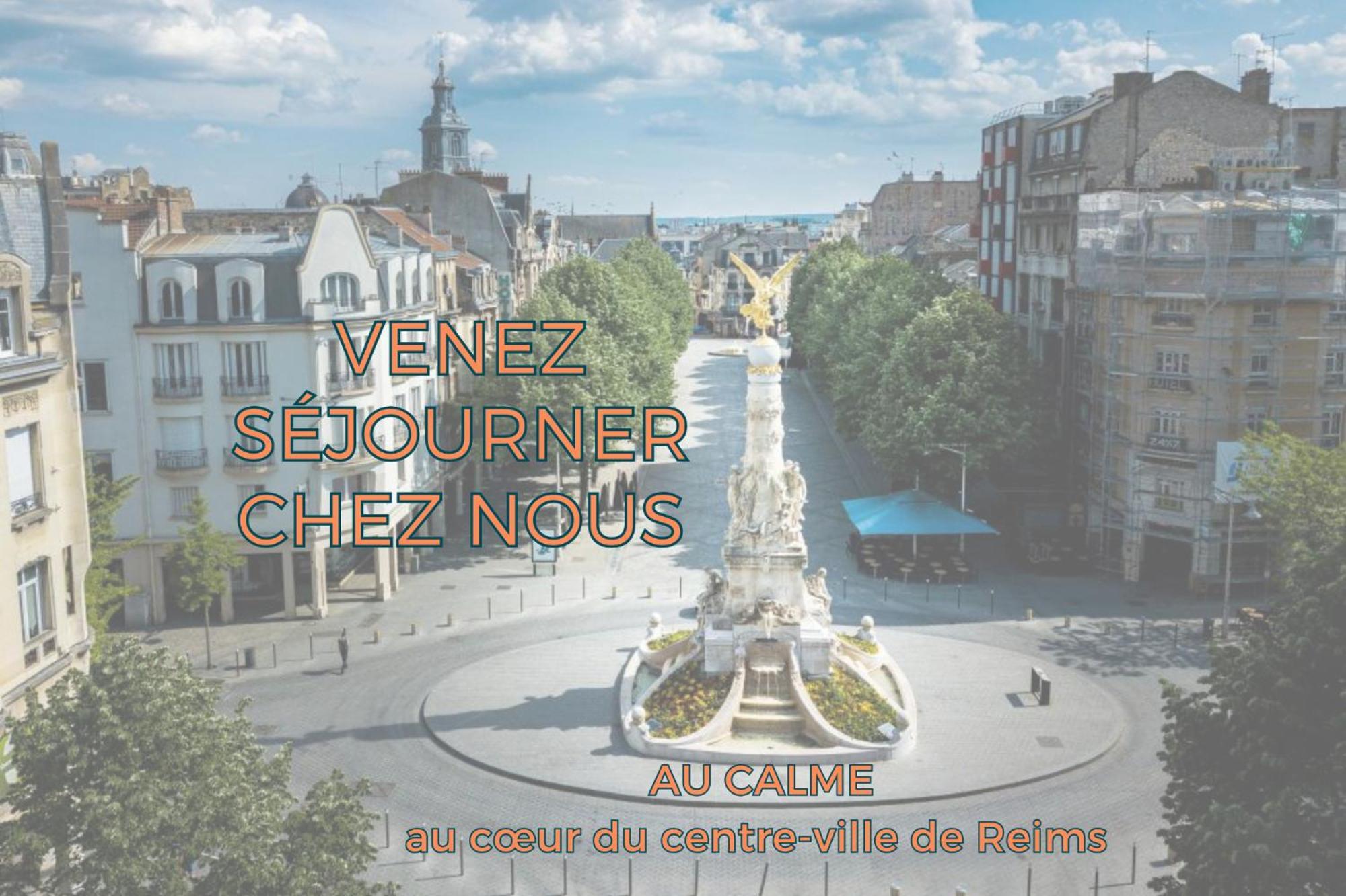 Refuge Urbain - Ideal Pro, Familles & Amis - Le Calme En Hypercentre - Wifi Haut Debit - Netflix - Machine A Laver - Gare, Cathedrale, Commerces, Restaurants & Transports En Commun A Moins De 10 Minutes A Pied Reims Exteriör bild