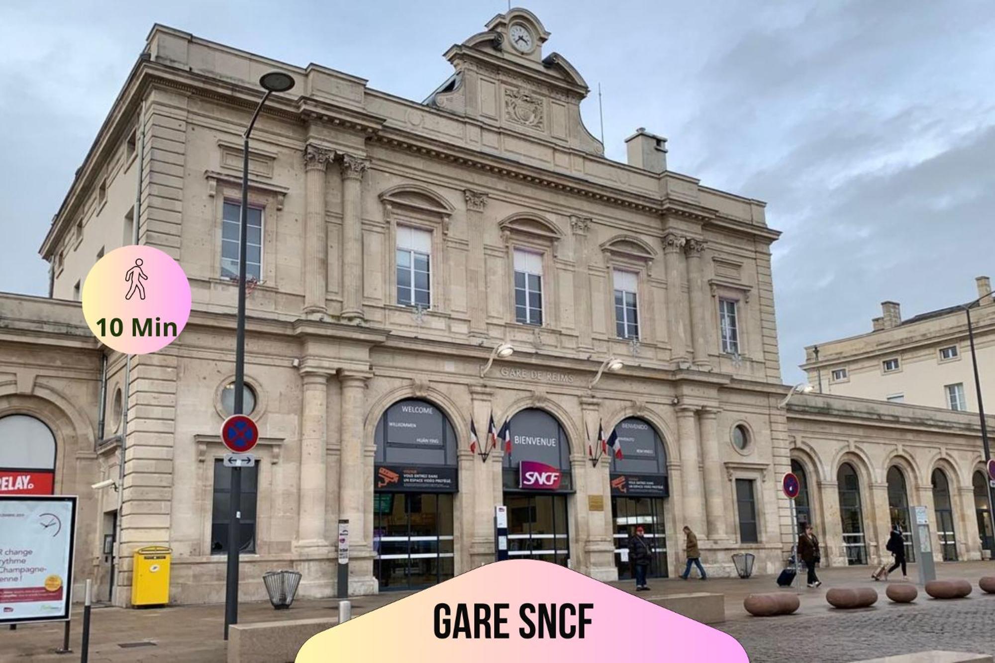 Refuge Urbain - Ideal Pro, Familles & Amis - Le Calme En Hypercentre - Wifi Haut Debit - Netflix - Machine A Laver - Gare, Cathedrale, Commerces, Restaurants & Transports En Commun A Moins De 10 Minutes A Pied Reims Exteriör bild
