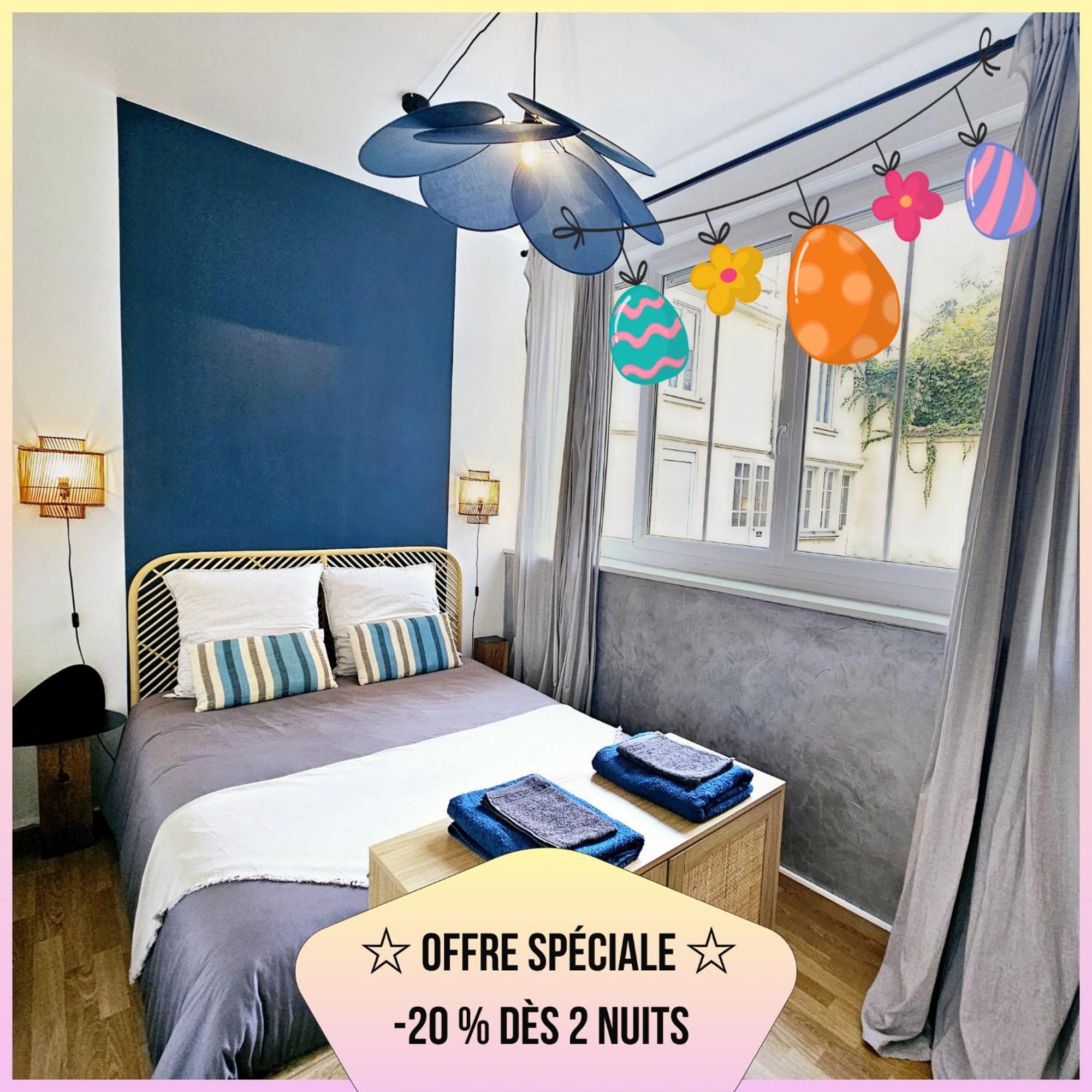 Refuge Urbain - Ideal Pro, Familles & Amis - Le Calme En Hypercentre - Wifi Haut Debit - Netflix - Machine A Laver - Gare, Cathedrale, Commerces, Restaurants & Transports En Commun A Moins De 10 Minutes A Pied Reims Exteriör bild